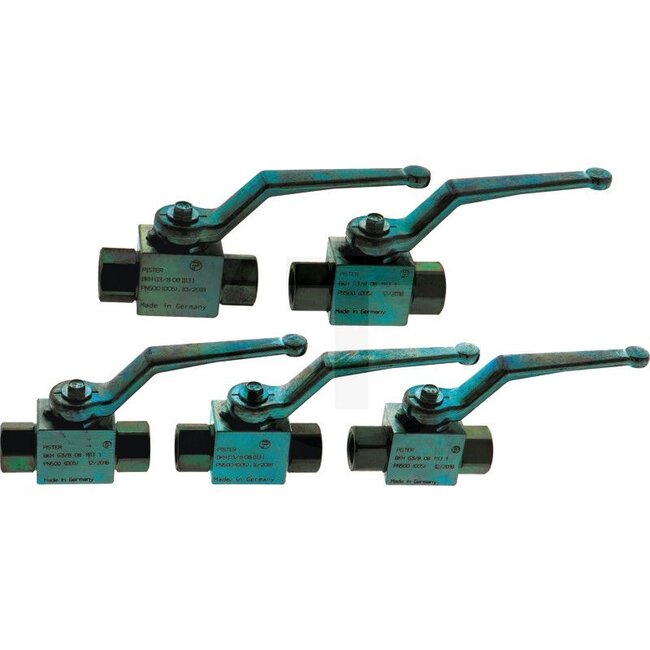 PISTER Ball excavator BKR-2 G 3/8", DN 8, 500 bar, 69 x 26 x 43,5 mm | BKR-2G3/8"