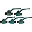 PISTER Kugelbagger BKR-2 G 3/8", DN 8, 500 bar, 69 x 26 x 43,5 mm | BKR-2G3/8"