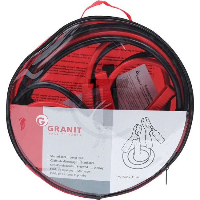 GRANIT Starthilfekabel 12 V, 350 A, 3,5 m, 25 mm² | 50.70.42