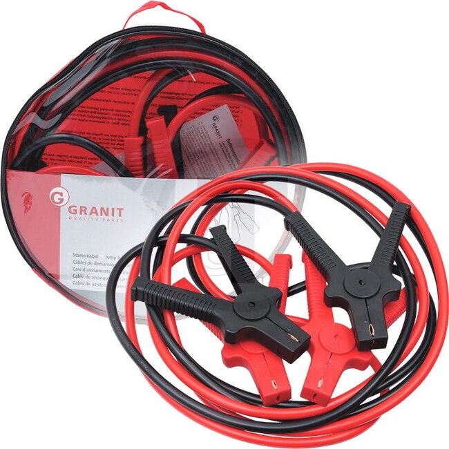 GRANIT Jump leads - Voltage range: 12 V, Power rating: 350 A, Cable length: 3.5 m, Cross section: 25 mm² - 50.70.42