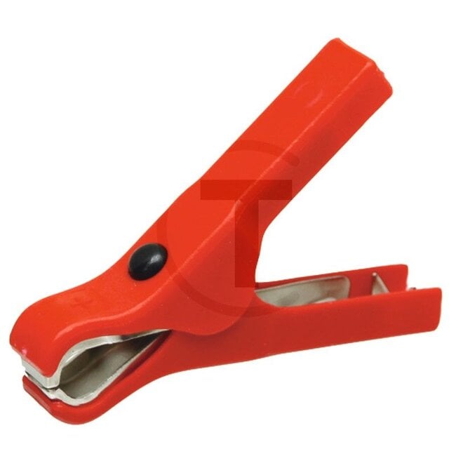 GRANIT Battery charger clamp (+) red - Power rating: 40 A, For cable cross section: 4 mm², Colour: red (+)