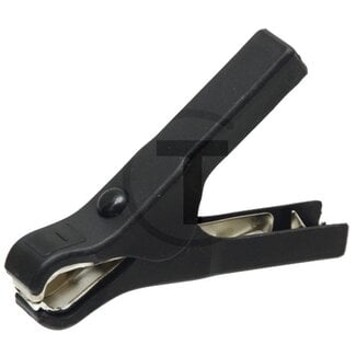 Batterieladezange schwarz (-) 40 A, 4 mm², 80 mm
