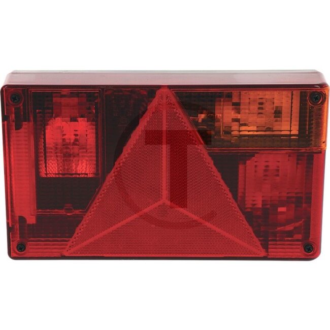 GRANIT Rear light 238 x 138 x 52 mm, 12 V, right, number plate light | 102070120