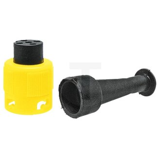 GRANIT Stekkerset links geel 5-polig bajonet Multipoint, Earpoint, Midipoint