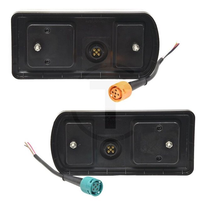 GRANIT LED achterlichten set 227 x 106 x 55 mm, 12 V, M6, gatafstand 150 mm