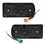 GRANIT LED rear lights set 227 x 106 x 55 mm, 12 V, M6, hole spacing 150 mm
