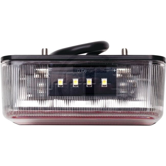 GRANIT LED rear light 106 x 98 x 36 mm, 12 V, number plate light | KFZ10103