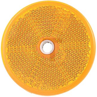 GRANIT Reflectors yellow Ø 60 mm, bore Ø 6,0 mm - 10 pieces
