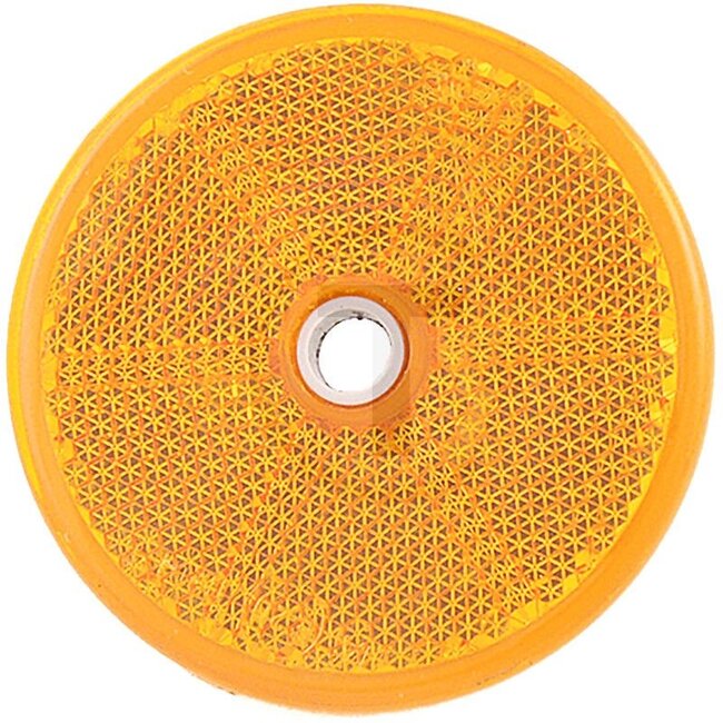 GRANIT Reflectors - 10 pcs - Colour: Yellow, Hole Ø: 6.0 mm, Total Ø: 60 mm - 8RA002014-251