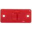 GRANIT Reflector rechthoekig rood, 96 x 42 mm, gatafstand 70 mm