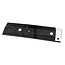 GRANIT Houder reflector 180 x 48 x 180 mm, polyethyleen zwart