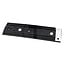 Holder reflector 180 x 48 x 180 mm, polyethylene black
