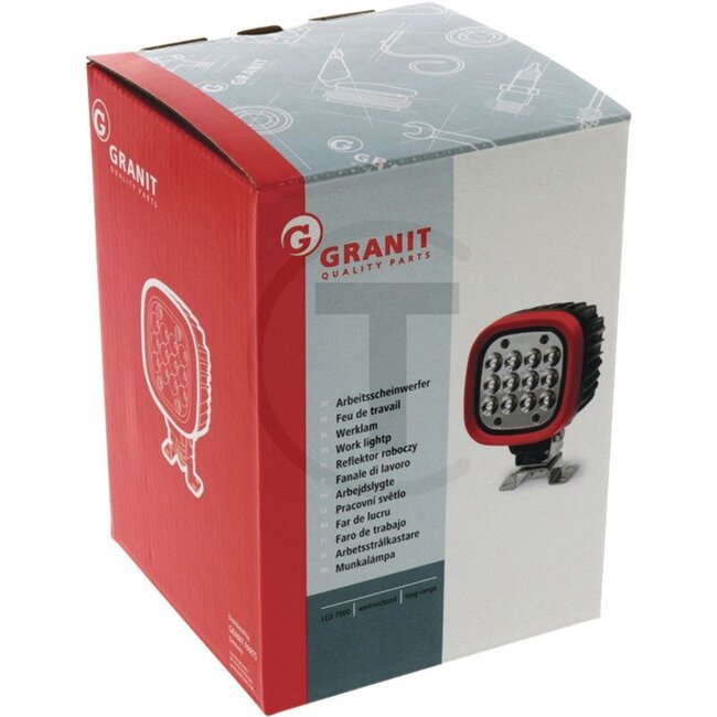 GRANIT LED work lights spotlight 60 W, 5830 lm, 110 x 85 mm, 12 / 24 V