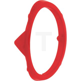 GRANIT Frame work lamp round red