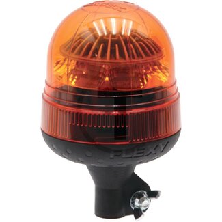 SACEX Rundumleuchte, LED VEGA LINE orange 12 / 24 V, Ø 128 mm, 200 mm, Steckstift