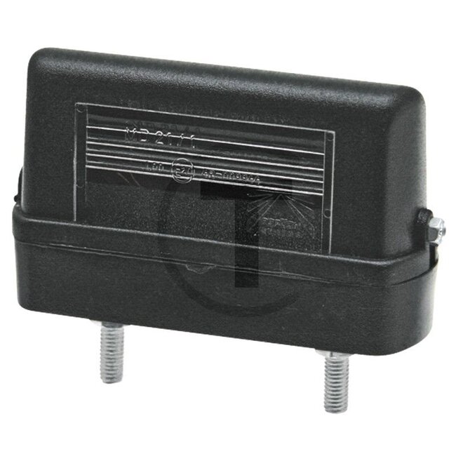 ASPÖCK Kentekenverlichting los met tule, zonder lamp (12V / 5W) - 504261200007, 402524001 | Lamp: C5W | Farmtech Aanhanger 18 ton, 40 km/uur