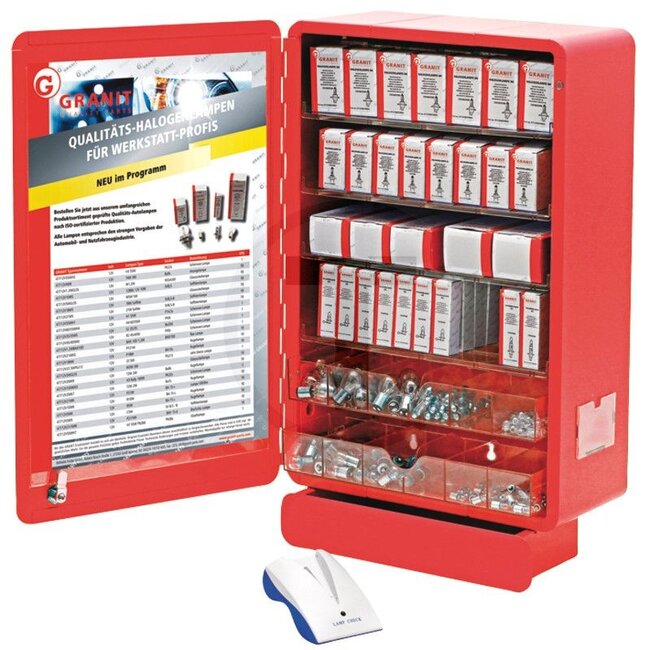 GRANIT Lampenkast Inclusief tester en 280 lampen, 12 Volt - 47756202CDG, 12929GRNCP