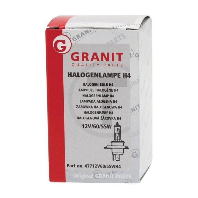 GRANIT Halogeenlamp H4 24 V, 75/70 W, sokkel P43t-38 | 13342GRNC1