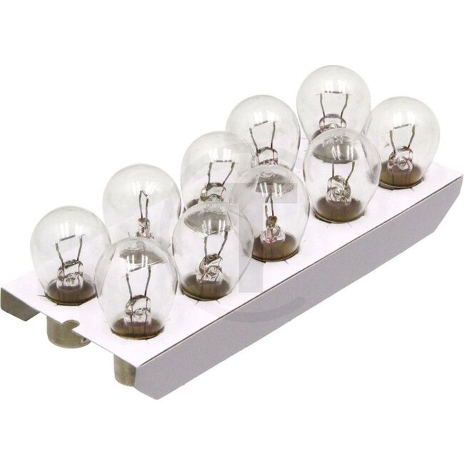 GRANIT Kugellampe P21W 12V / 21W - 10 Stück - Spannung: 12 V, Leistung: 21 Watt, Sockel: BA15s - 11635GRNCP