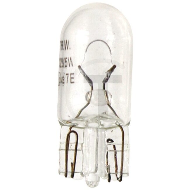GRANIT Glass base lamp W5W 12V / 5W - 10 pcs - Voltage: 12 V, Power: 5 watts, Socket: W2,1x9,5d - 11177GRNCP