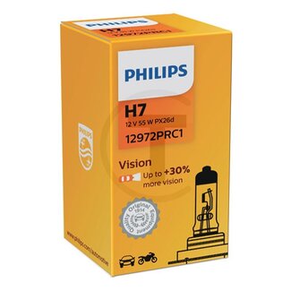 Philips Halogenlampe H7 - Spannung: 12 V, Leistung: 55 Watt, Sockel: PX26d