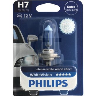 Philips Scheinwerferlampe WhiteVision - H7 - 12V/55W - WhiteVision; 12V55W / H7