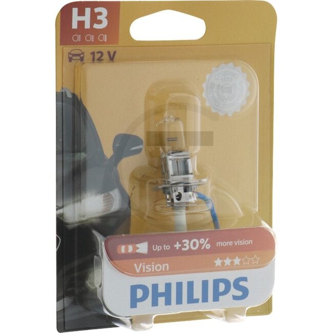 Philips Halogenleuchtmittel H3 12 V, 55 W, PK22s | 12336PRB1