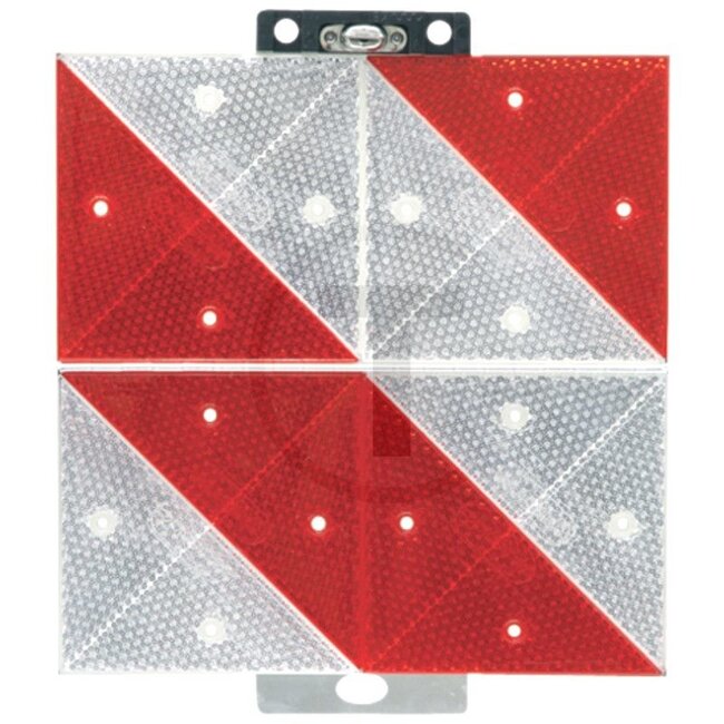 GRANIT Warning sign Folding - Version: Pointing right Prismatic reflectors Folds horizontally K 33623