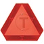 GRANIT Warning sign For slow-moving vehicles/trailers - Version: According to ECE 69 Plastic