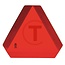 GRANIT Warning sign slow traffic aluminium 350 x 365 mm, ECE 69