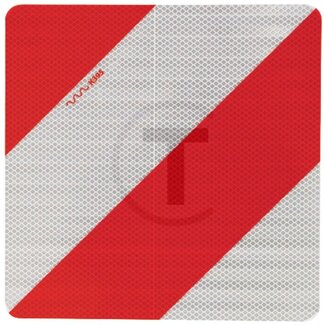 GRANIT Waarschuwingsbord links- en rechtswijzend 282 x 282 mm, aluminium