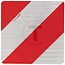 GRANIT Warntafel links- und rechtsweisend 282 x 282 mm, Aluminium