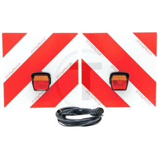 GRANIT Warntafelsatz LED einseitig 423 x 423 mm, vollstegig kabelgebunden