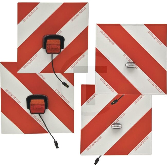 GRANIT Warntafelsatz LED links / rechts; mit Positionsleuchte - R1130/16GEB