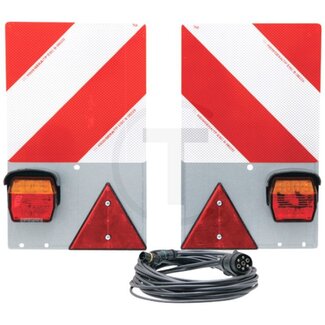 GRANIT Warntafelsatz LED Links/Rechts 462 x 283 mm, Hauptkabel 6,5 m