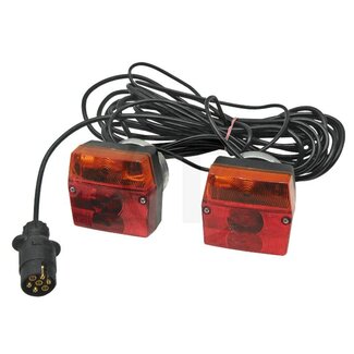 GRANIT Beleuchtungssatz Rücklicht / Bremslicht / Blinklicht magnetisch