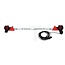 GRANIT Verlichtingsbalk 3 functies, 120 - 160 cm, kabel 7,50 m