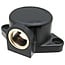 GRANIT 2-pin flange socket, 6 / 12 V, 12 A, plastic, DIN/ISO 4165