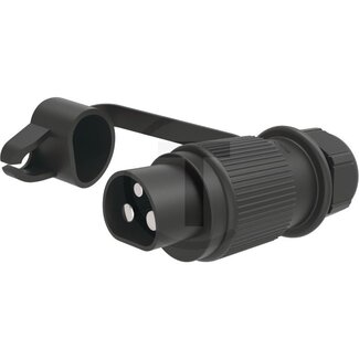 ERICH JAEGER Stecker 3-polig Kunststoff 12/24 V, 2 x 25 A + 1 x 6 A