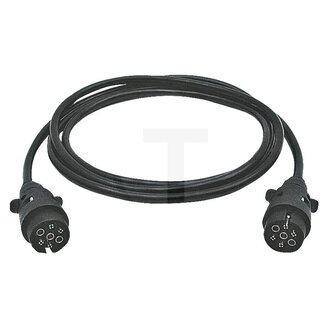 GRANIT Verbindungsleitung 7-polig 12 V, 2 Stecker Kunststoff, 3 Meter