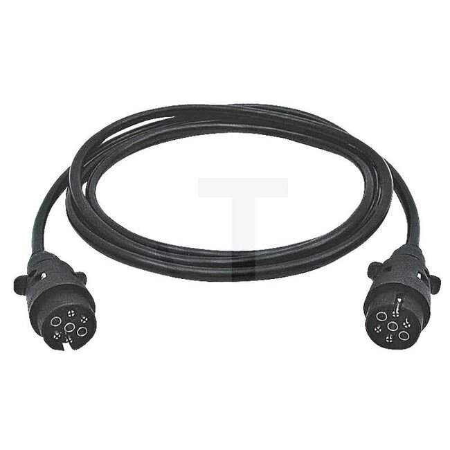 GRANIT Connecting cable - Version: 7-pin (6 x 1 / 1 x 1.5 mm²), with 2 plugs, plastic, 12 V - 4.3955, 601045, 30.30.483M