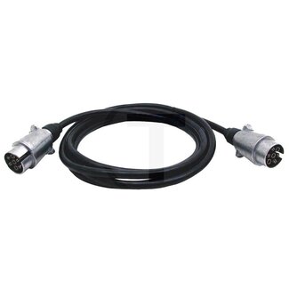 GRANIT Verbindungsleitung 7-polig 12 V, 2 Stecker Metall, 3,5 Meter