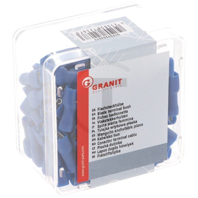 GRANIT Fiche baïonnette - 100 pièces - 50750254211, 190046, 47.055