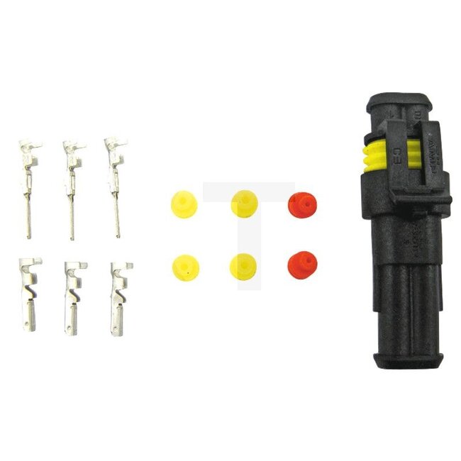 GRANIT Plug connector set - Number of pins: 2 - 8KW744806-801