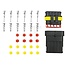 GRANIT Steckverbinder-Set 5-polig, Flachstecker und Flachsteckhülsen