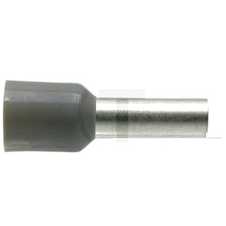 GRANIT Kabeleindhulzen geïsoleerd 4 mm², grijs - 100 stuks
