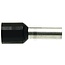 GRANIT Cable end sleeves Insulated - 100 pcs - Colour: Black, Cross section: 6 mm²