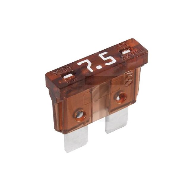 GRANIT Steekzekeringen, standaard 32 volt maximaal / 7,5 A - bruin - 50 stuks - 50750295507, 4401894 | Bouwwijze: standaard | Spanning: 32 V | Stroom: 7,5 A