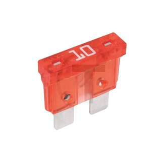 GRANIT Flachstecksicherungen, Standard 32 V max. / 10 A - rot - 50 Stück - Bauart: Standard