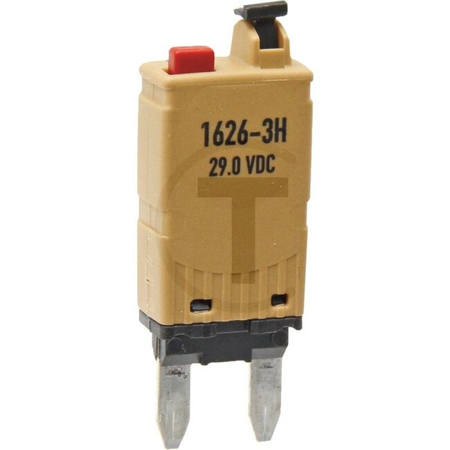 GRANIT Mini circuit breaker 12/24 V max. / 5 A - light brown - Type: Mini, Voltage: 12 - 24 V